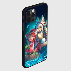 Чехол для iPhone 12 Pro Max Наначи и Митти из аниме Сделано в бездне, цвет: 3D-черный — фото 2