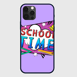 Чехол для iPhone 12 Pro Max School time, цвет: 3D-черный