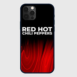 Чехол для iPhone 12 Pro Max Red Hot Chili Peppers red plasma, цвет: 3D-черный