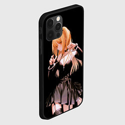 Чехол для iPhone 12 Pro Max Миса Амане - Тетрадь смерти, цвет: 3D-черный — фото 2