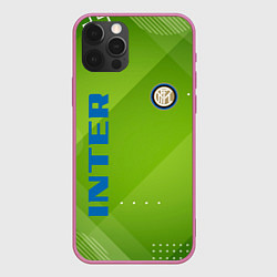 Чехол для iPhone 12 Pro Max Inter Поле, цвет: 3D-малиновый