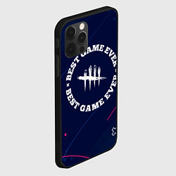 Чехол для iPhone 12 Pro Max Символ Dead by Daylight и надпись best game ever, цвет: 3D-черный — фото 2