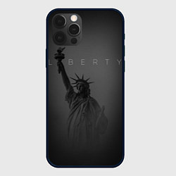 Чехол для iPhone 12 Pro Max LIBERTY - СТАТУЯ СВОБОДЫ, цвет: 3D-черный