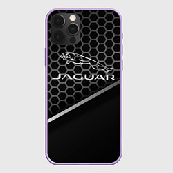 Чехол для iPhone 12 Pro Max Jagur абстракция карбо, цвет: 3D-сиреневый