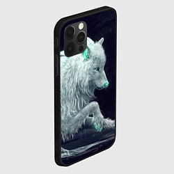 Чехол для iPhone 12 Pro Max Магическая волчица, цвет: 3D-черный — фото 2