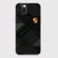 Чехол iPhone 12 Pro Max Porsche - logo