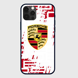 Чехол iPhone 12 Pro Max Porsche - паттерн