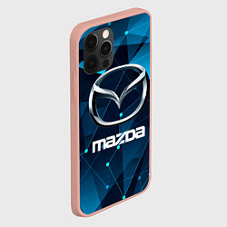 Чехол для iPhone 12 Pro Max Mazda - абстракция, цвет: 3D-светло-розовый — фото 2