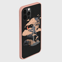 Чехол для iPhone 12 Pro Max Дух природы - Лиса, цвет: 3D-светло-розовый — фото 2
