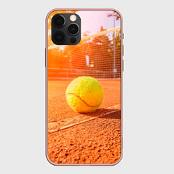 Чехол для iPhone 12 Pro Max Теннис - рассвет, цвет: 3D-светло-розовый
