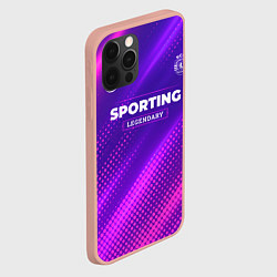 Чехол для iPhone 12 Pro Max Sporting legendary sport grunge, цвет: 3D-светло-розовый — фото 2