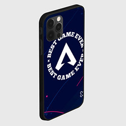 Чехол для iPhone 12 Pro Max Символ Apex Legends и надпись best game ever, цвет: 3D-черный — фото 2