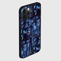 Чехол для iPhone 12 Pro Max Хагги Вагги паттерн, цвет: 3D-черный — фото 2