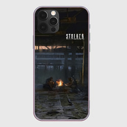 Чехол для iPhone 12 Pro Max STALKER Одиночки В Ангаре, цвет: 3D-серый