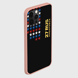 Чехол для iPhone 12 Pro Max 27 RUS Хабаровск, цвет: 3D-светло-розовый — фото 2