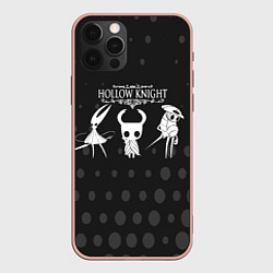 Чехол для iPhone 12 Pro Max Hollow knight кружочки, цвет: 3D-светло-розовый