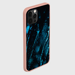 Чехол для iPhone 12 Pro Max Огни в каплях дождя, цвет: 3D-светло-розовый — фото 2