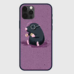 Чехол для iPhone 12 Pro Max Маленький крот, цвет: 3D-черный