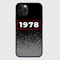 Чехол для iPhone 12 Pro Max 1978 - в красной рамке на темном, цвет: 3D-черный