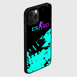 Чехол для iPhone 12 Pro Max КС ГО - НЕОН, цвет: 3D-черный — фото 2