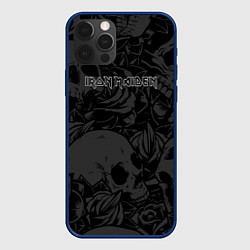 Чехол iPhone 12 Pro Max Iron Maiden - черепа