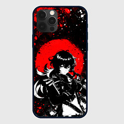 Чехол для iPhone 12 Pro Max Дилюк - Мрачный геншин, цвет: 3D-черный