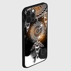 Чехол для iPhone 12 Pro Max В стиле бохо, цвет: 3D-черный — фото 2