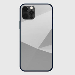 Чехол iPhone 12 Pro Max Геометрические серые фигуры
