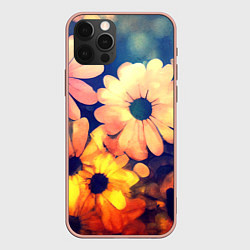 Чехол iPhone 12 Pro Max Яркий футаж из цветов