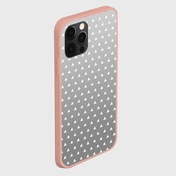 Чехол для iPhone 12 Pro Max Кимоно Зеницу Агацума - Черно-белое, цвет: 3D-светло-розовый — фото 2