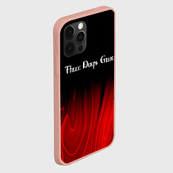 Чехол для iPhone 12 Pro Max Three Days Grace red plasma, цвет: 3D-светло-розовый — фото 2