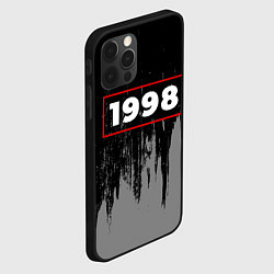 Чехол для iPhone 12 Pro Max 1998 - в красной рамке на темном, цвет: 3D-черный — фото 2