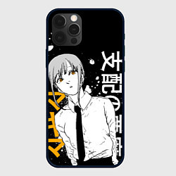 Чехол для iPhone 12 Pro Max Демон контроля - Человек-бензопила - Макима, цвет: 3D-черный