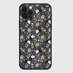 Чехол для iPhone 12 Pro Max Череп и женщина, цвет: 3D-черный