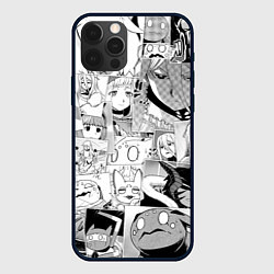Чехол для iPhone 12 Pro Max Да я паук и что с того pattern, цвет: 3D-черный
