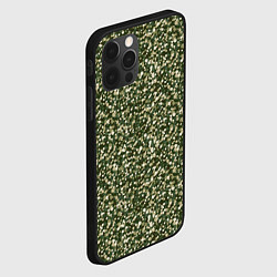 Чехол для iPhone 12 Pro Max Милитари круг мини, цвет: 3D-черный — фото 2