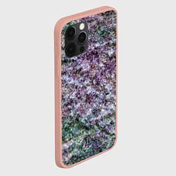 Чехол для iPhone 12 Pro Max Текстура необработанного гранита, цвет: 3D-светло-розовый — фото 2