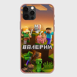 Чехол iPhone 12 Pro Max Валерий Minecraft