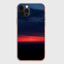 Чехол для iPhone 12 Pro Max Кавказская заря, цвет: 3D-светло-розовый