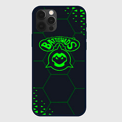 Чехол iPhone 12 Pro Max Battletoads Абстракция соты