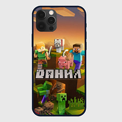 Чехол для iPhone 12 Pro Max Данил Minecraft, цвет: 3D-черный