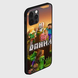 Чехол для iPhone 12 Pro Max Данил Minecraft, цвет: 3D-черный — фото 2