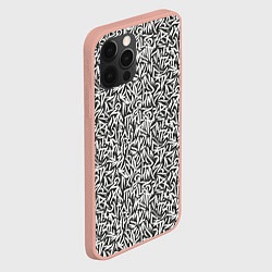 Чехол для iPhone 12 Pro Max Надпись краской, цвет: 3D-светло-розовый — фото 2