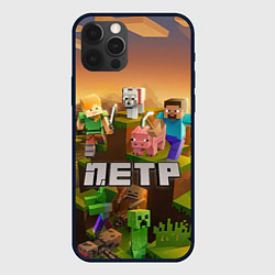 Чехол iPhone 12 Pro Max Петр Minecraft