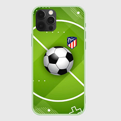 Чехол iPhone 12 Pro Max Atletico madrid Мяч