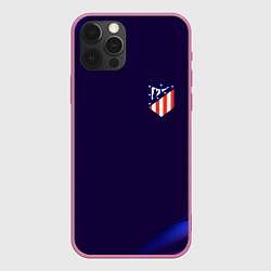 Чехол iPhone 12 Pro Max Фк Atletico абстракция