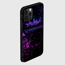 Чехол для iPhone 12 Pro Max Evangelion neon logo, цвет: 3D-черный — фото 2