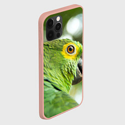 Чехол для iPhone 12 Pro Max Попугaй, цвет: 3D-светло-розовый — фото 2