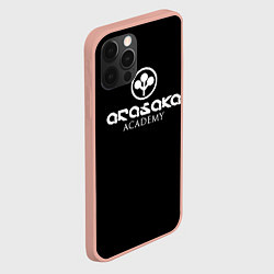 Чехол для iPhone 12 Pro Max Киберпанк - Arasaka Academy, цвет: 3D-светло-розовый — фото 2