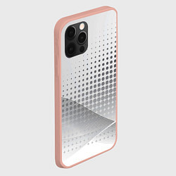 Чехол для iPhone 12 Pro Max Стальной градиент, цвет: 3D-светло-розовый — фото 2